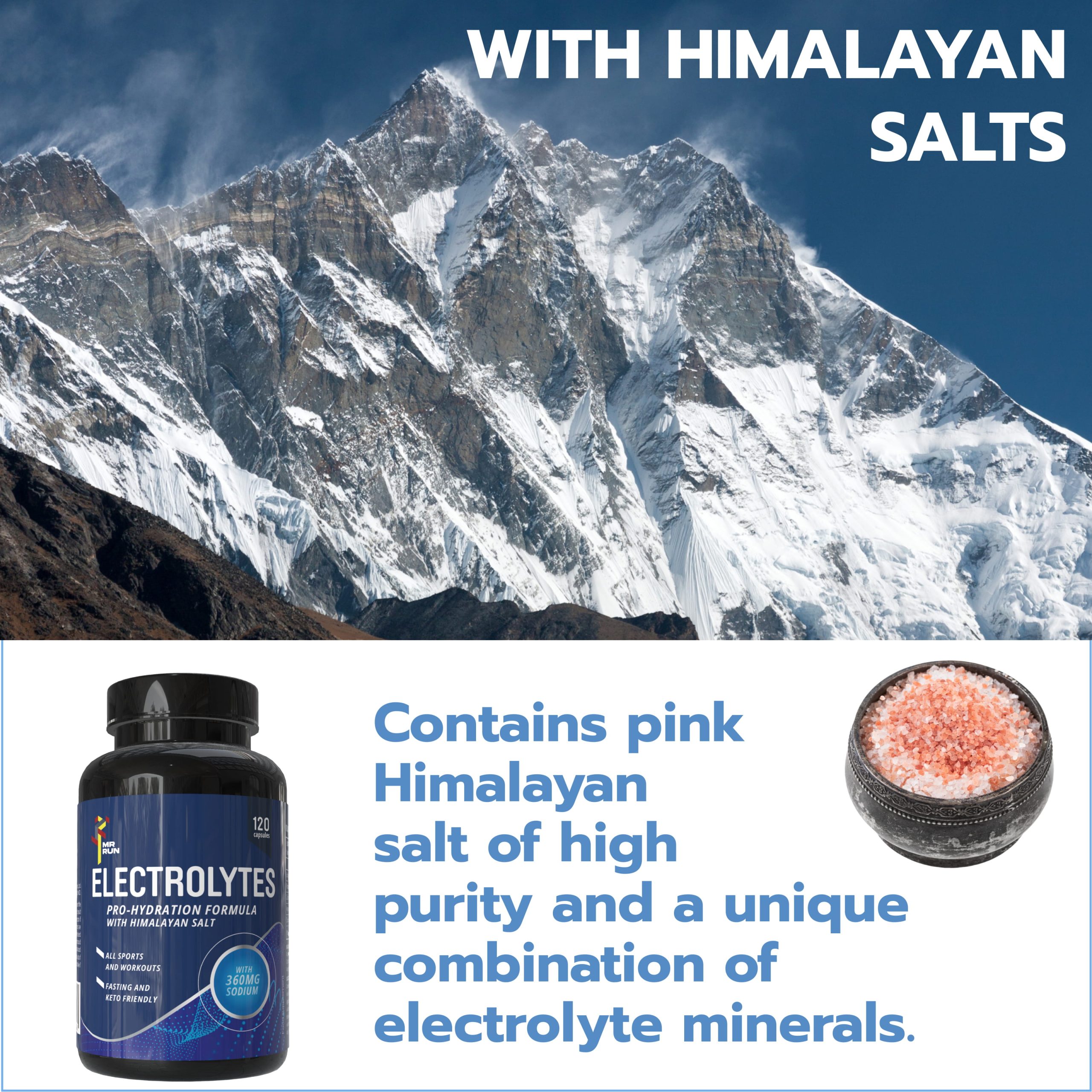 electrolyte salt replacement runners cyclists gym hydration