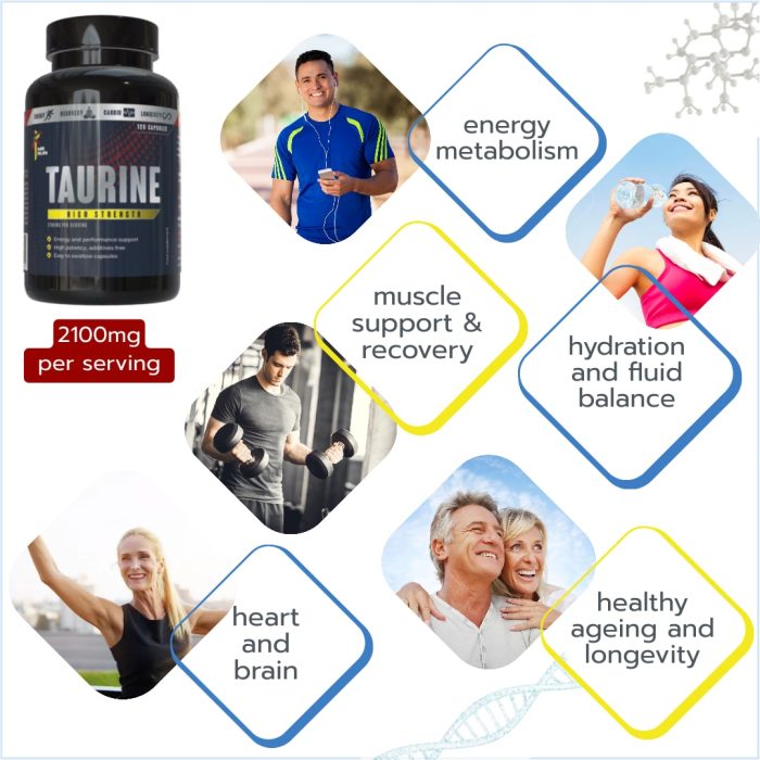 taurine metabolism booster supplement pills best uk buy sale